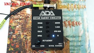 ADA GCS-2 GUITAR CABINET SIMULATOR - Pedal on ModularGrid
