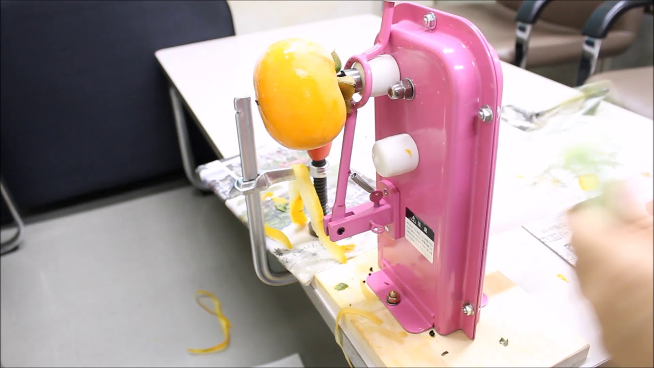 柿の倍速皮むき名人 手動式スピード皮むき器 ピンク (株)コジマ | 七福