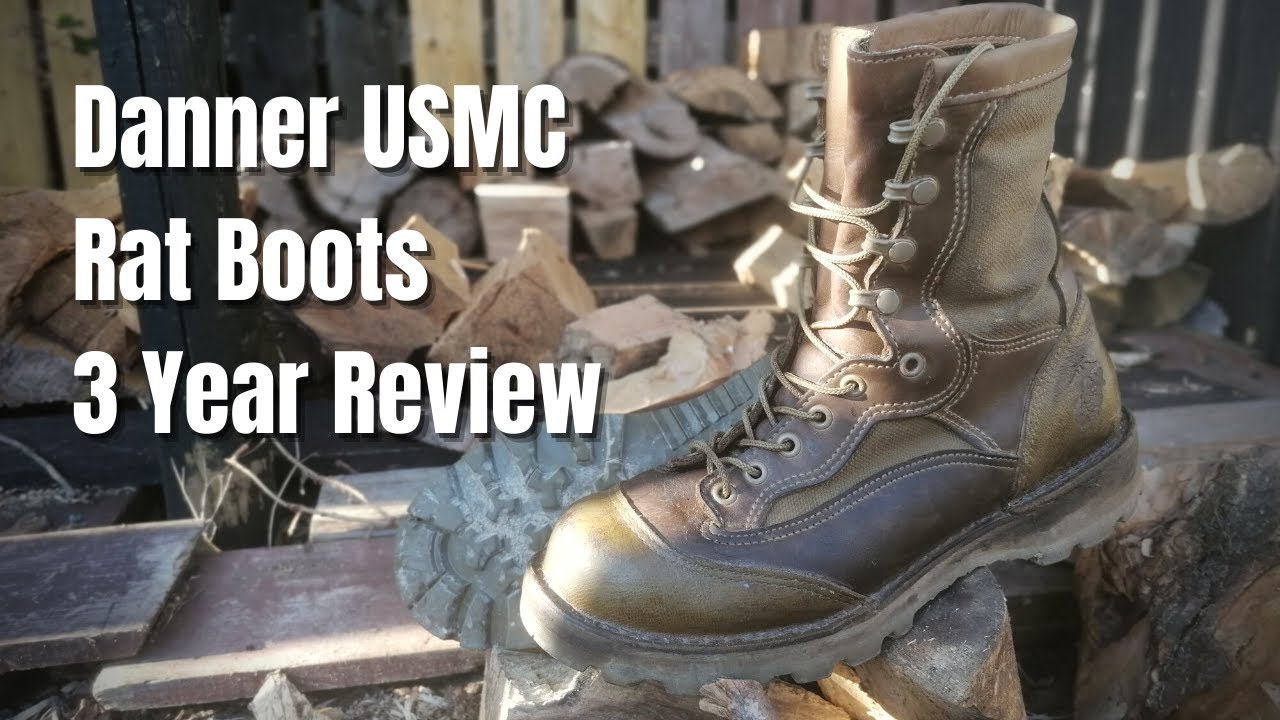 Danner USMC Rat Temperate Gore-Tex Boot - 3 Year Review - YouTube