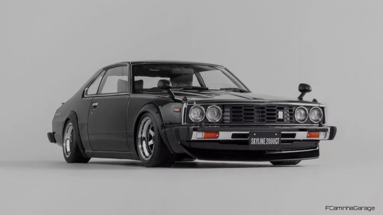Nissan Skyline 2000 GT - ES ( C210 ) - FCaminhaGarage 1/18 - YouTube