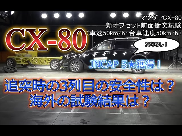 J-NCAP Mazda CX-80 (2024)] Detailed explanation of collision