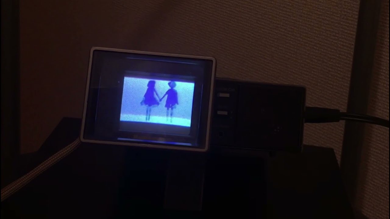 1983年製ポータブルブラウン管テレビ National TR-101CTを使ってみまし