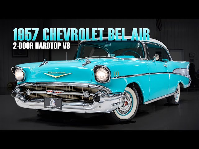 1957 Chevrolet Bel Air 2-door Hardtop V8 - YouTube