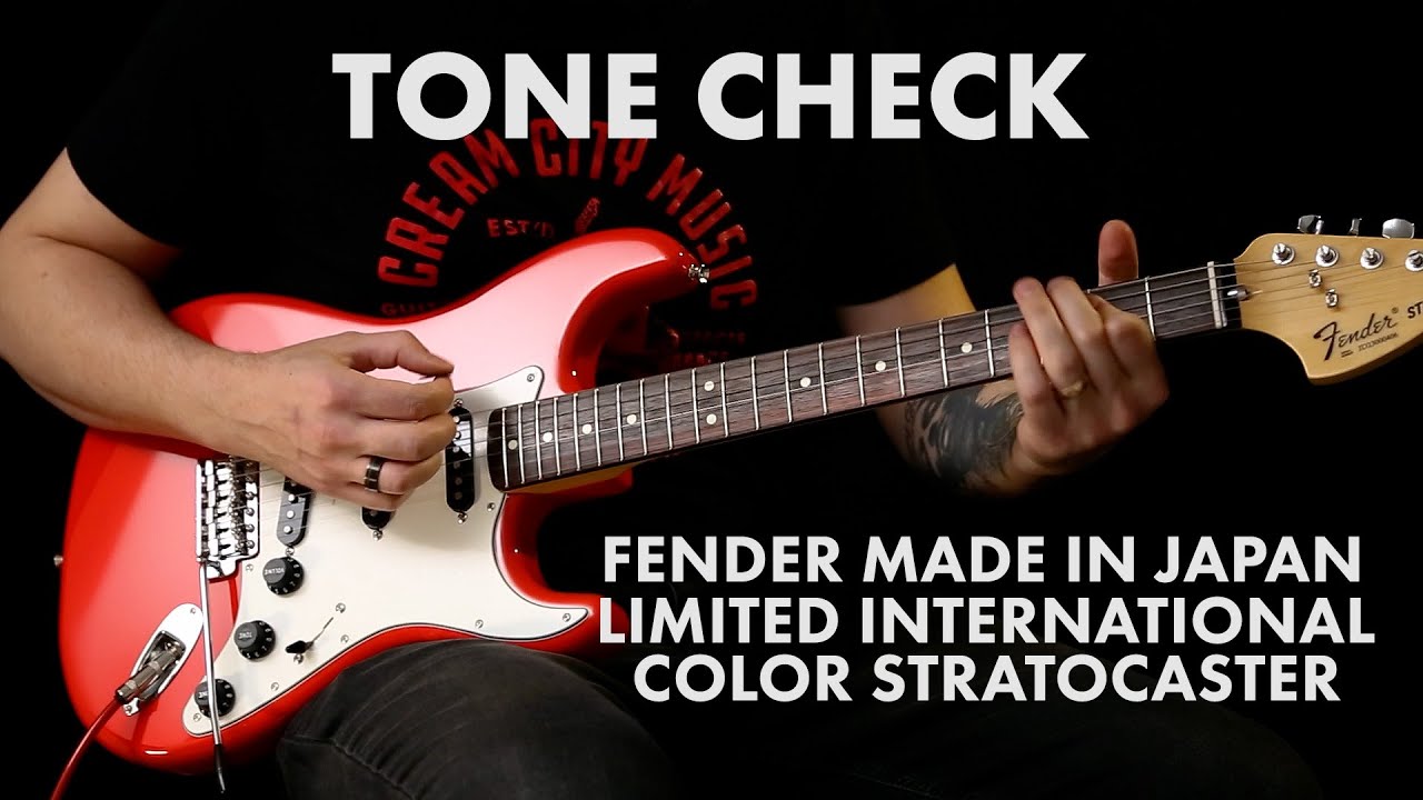 TONE CHECK: Fender Made In Japan Limited International Color