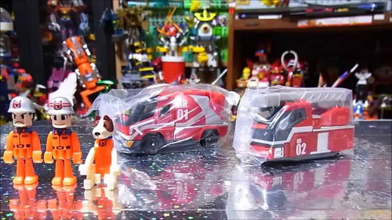 コマ撮り】トミカ ハイパーレスキュー 隊員セットA hyper-rescue