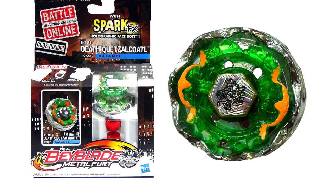Beyblade Metal Fury Spark FX #B-158 Death Quetzalcoatl 125SF