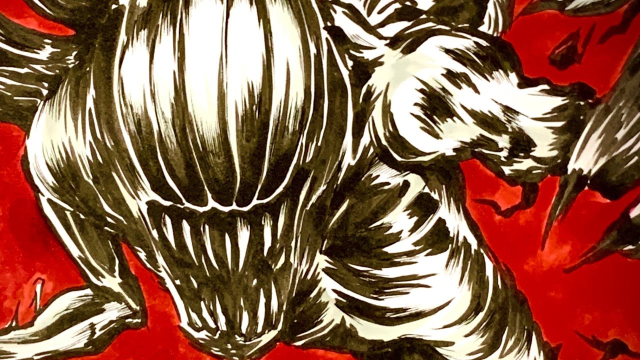 1発描き】特級過呪怨霊-折本里香 描いてみた - YouTube