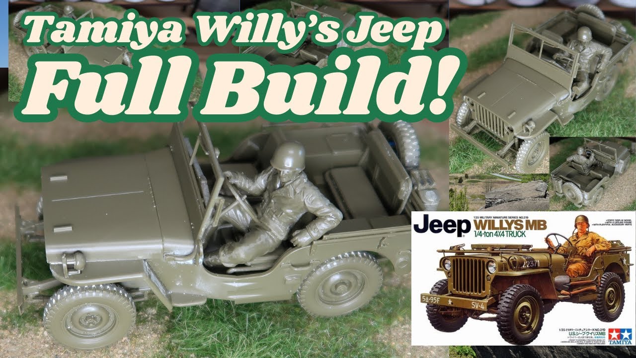One of Tamiya's Best Kits Ever? Tamiya's Willys Jeep Full Build
