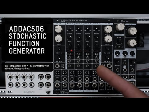 ADDAC506 VC Stochastic Function Generator - Overview - YouTube
