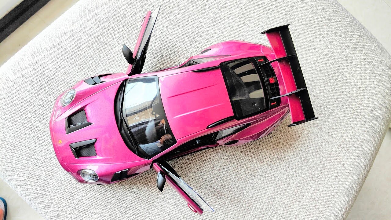 Pink Slips Porsche 911 GT-3 RS from Jada 1:18 scale review - YouTube