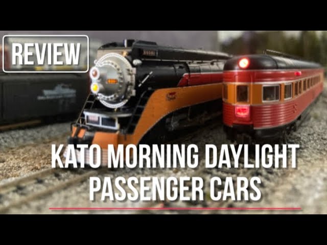N Scale: Kato Morning Daylight 10 Car Passenger Set Review - YouTube