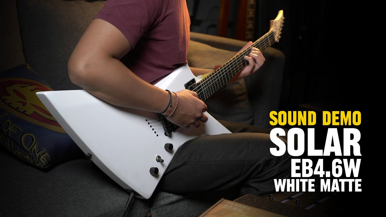 Solar EB4.6W in White Matte – nafiriguitar.com