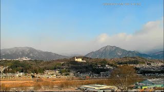 1月25日」ライブカメラ 風越山、JR飯田線、天竜川 - YouTube