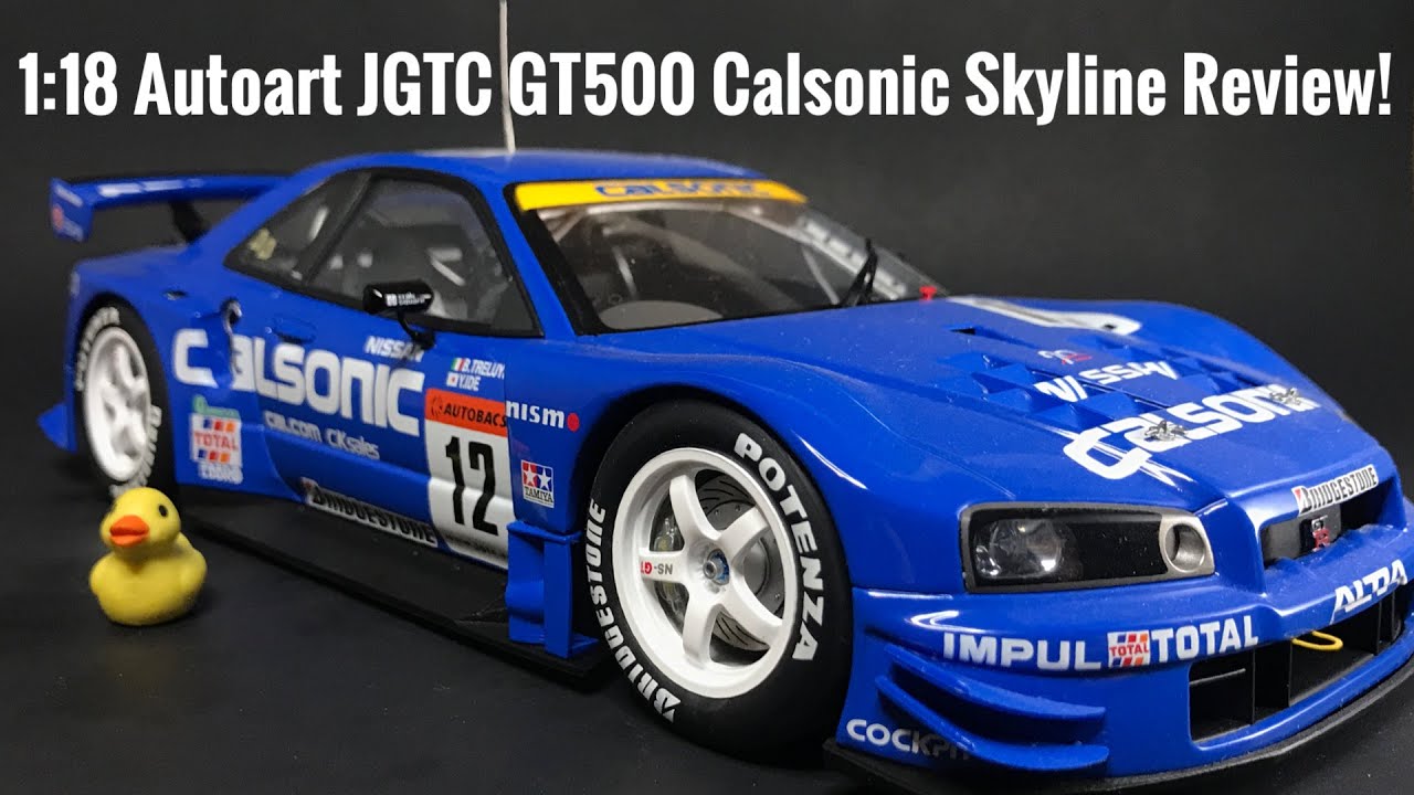 1:18 Autoart JGTC GT500 Calsonic Skyline Unboxing and Review
