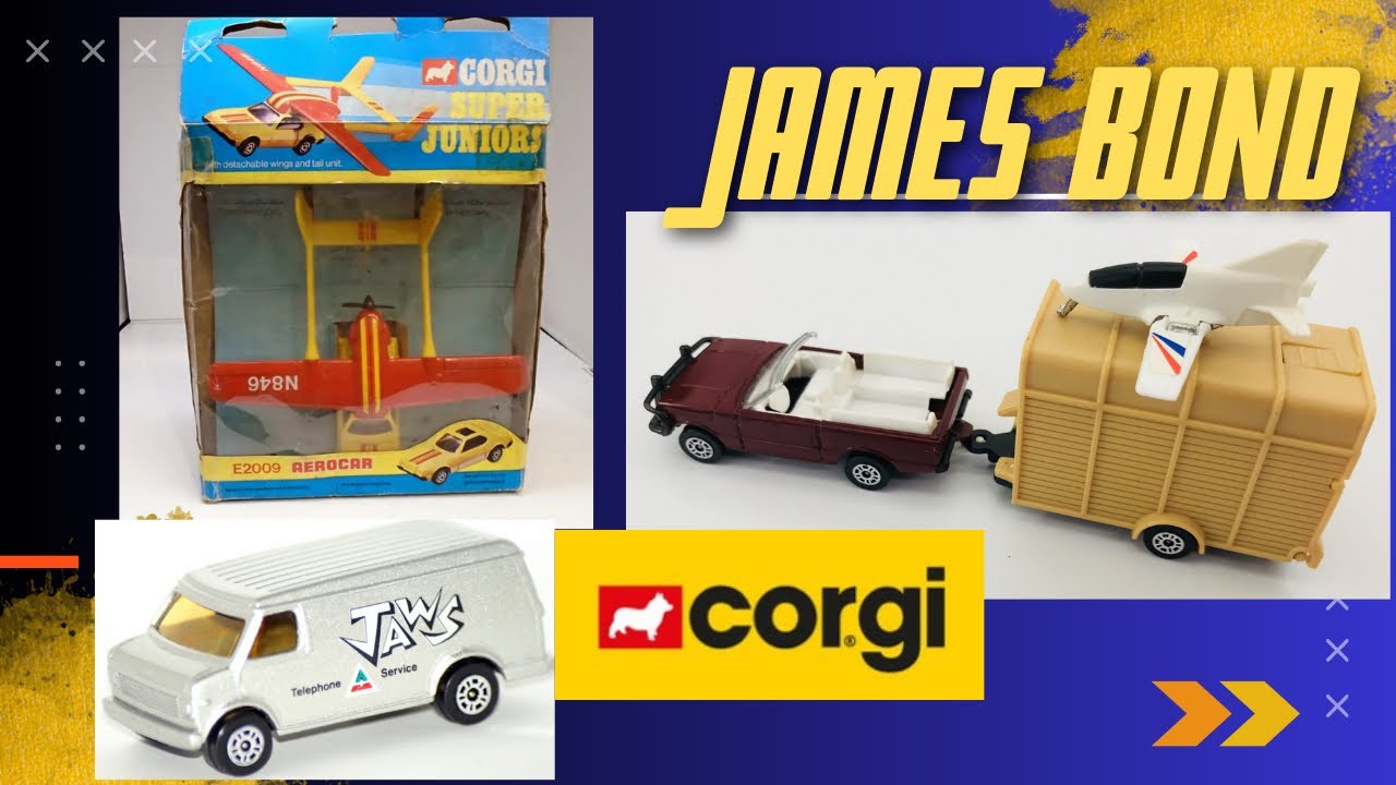 Finding My Grail Corgi Juniors James Bond Die Cast Cars - YouTube
