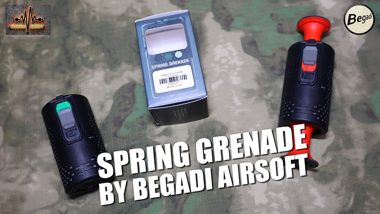 Unboxing & Review: Begadi Spring Powered Airsoft Grenade - YouTube