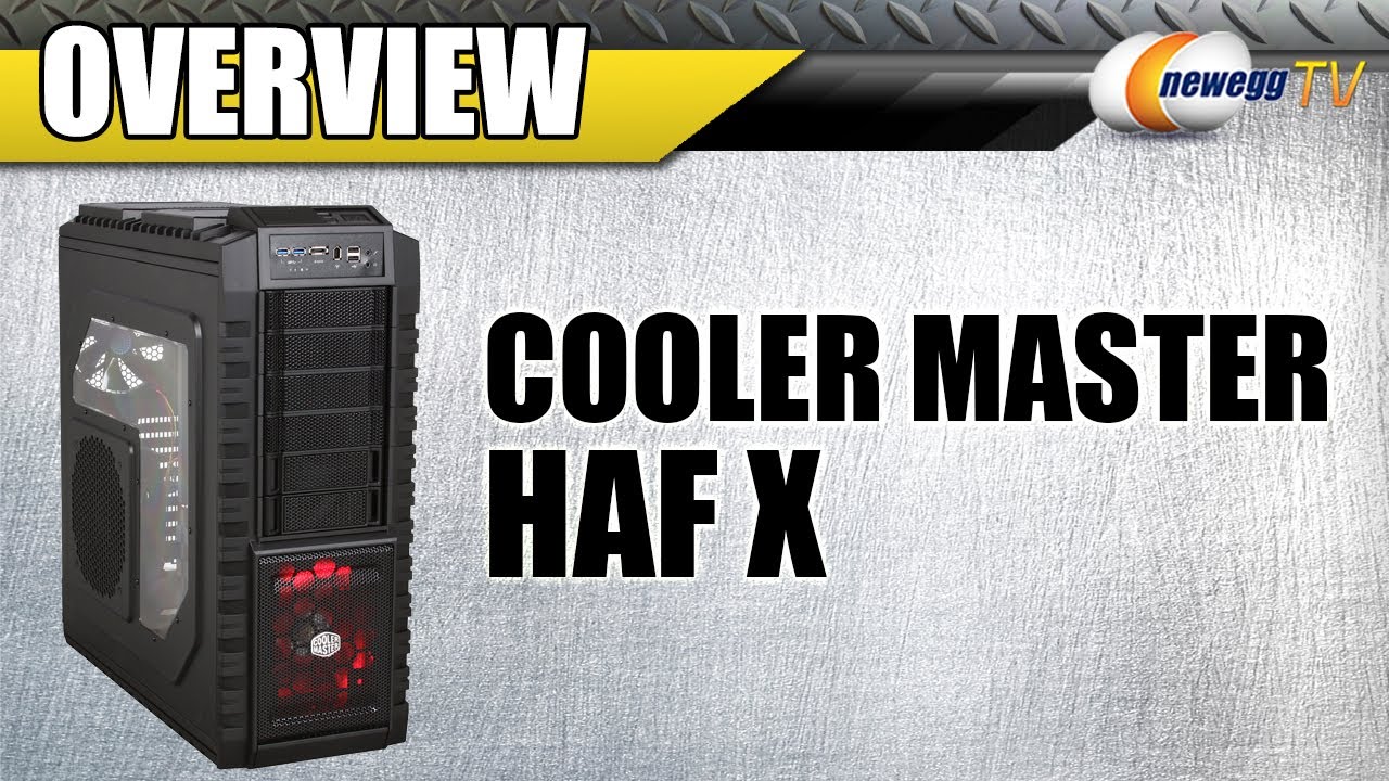 COOLER MASTER HAF X RC-942-KKN1 Black Steel/ Plastic ATX Full