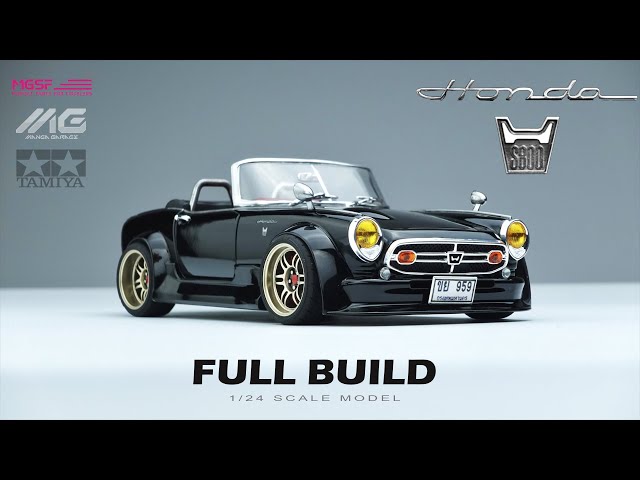 Honda S800 | Restomod build | Tamiya | 1/24 | Scale Model Building
