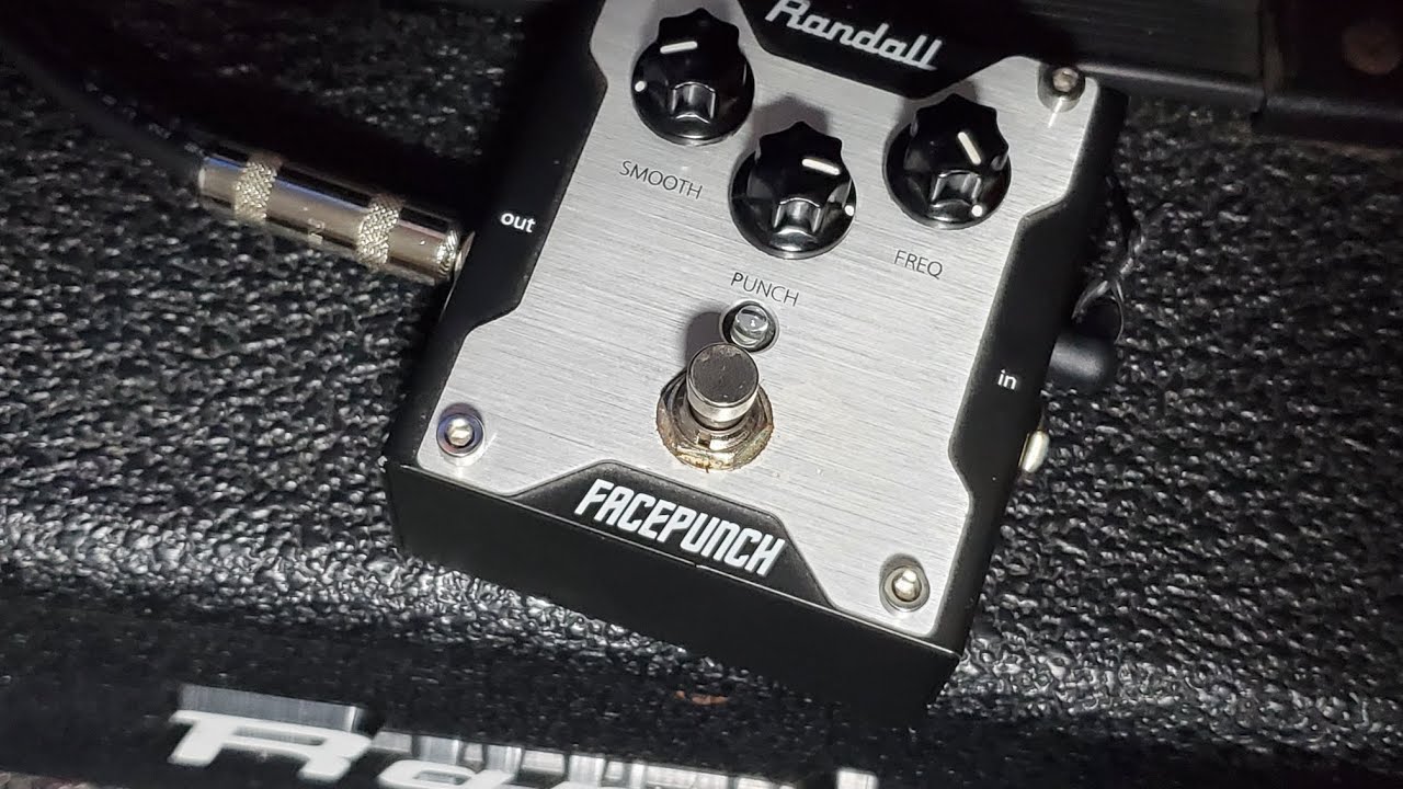 Metal to the Pedal!! Randall Facepunch Overdrive/EQ pedal