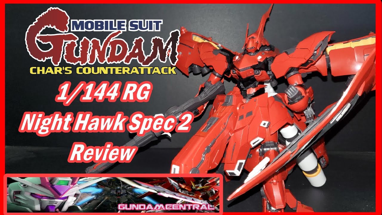 1/144 RG Night Hawk Spec II (Nightingale) Review - YouTube