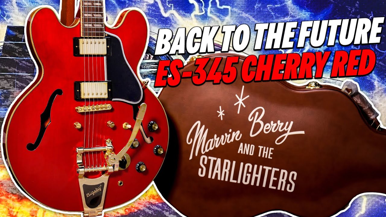 Meet the Epiphone Back to the Future ES-345! - YouTube