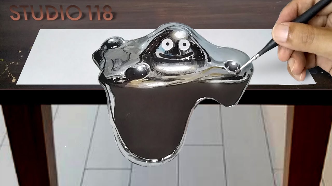 Drawing Stray metal has appeared! Drawing studio 118 - YouTube