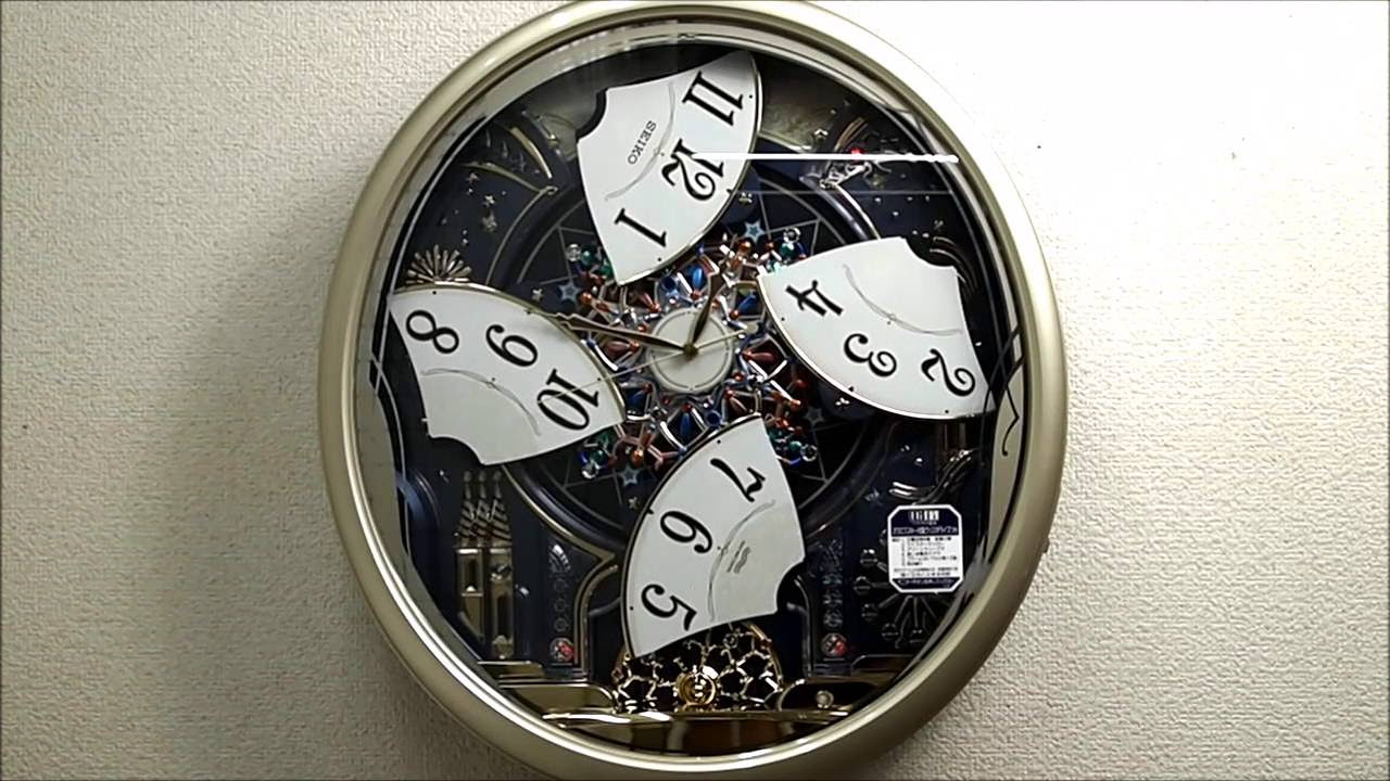 セイコー からくり掛け時計 ウエーブシンフォニー 電波時計 RE561H