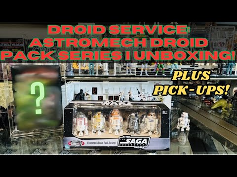 STAR WARS SAGA COLLECTION ASTROMECH DROID PACK SERIES I UNBOXING