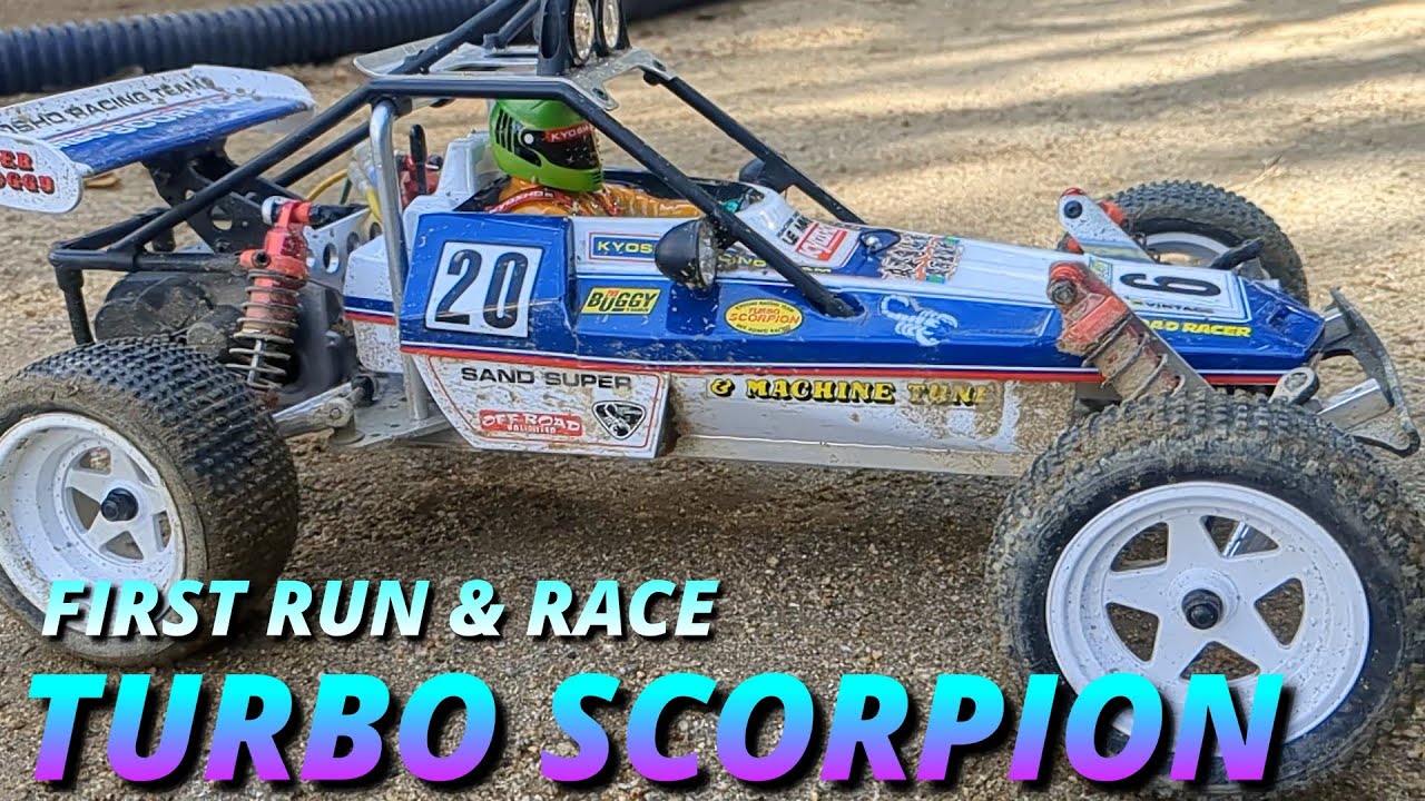 京商ターボスコーピオン】レース当日にシェイクダウンしてみた - YouTube