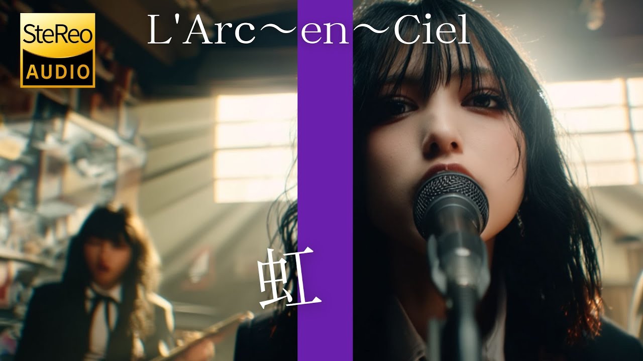 虹 / L'Arc~en~Ciel 🎸放課後の女子高生軽音部が 歌ってみた [AI Sing