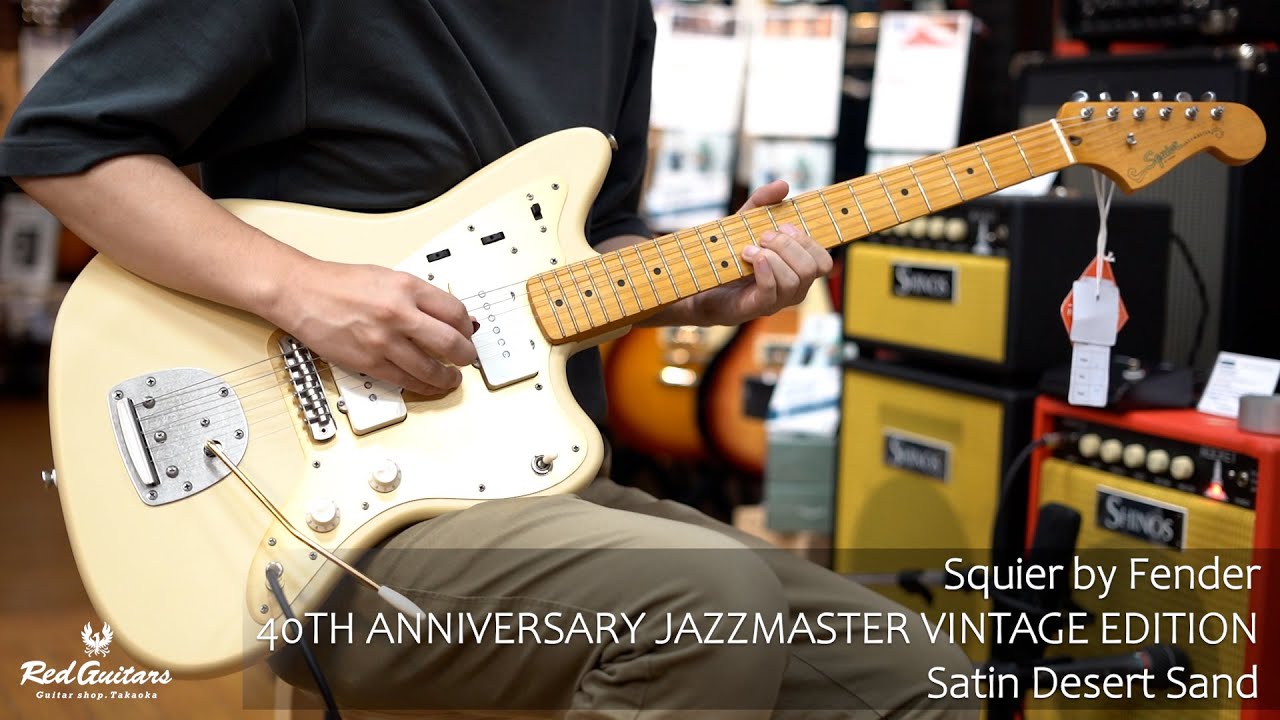 Red Guitars - Squier by Fender / 40TH ANNIVERSARY JAZZMASTER