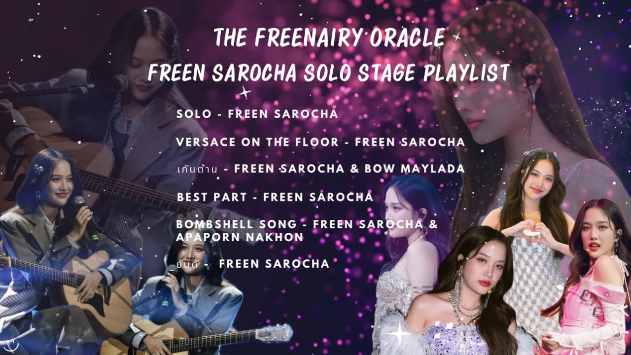 Freen Sarocha The Freenairy Oracle Solo Stage - YouTube