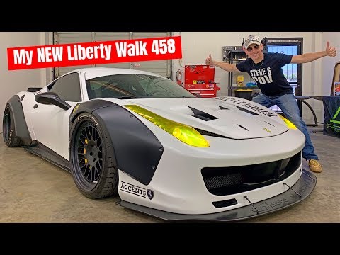 My Ferrari Liberty Walk 458! 俺のリバティーウォーク街道レーサー