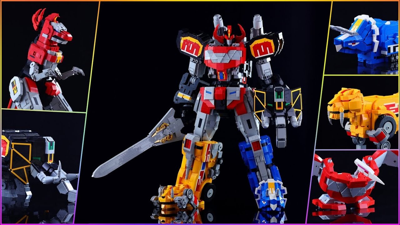 LEGO Dino Megazord 大獣神 - YouTube