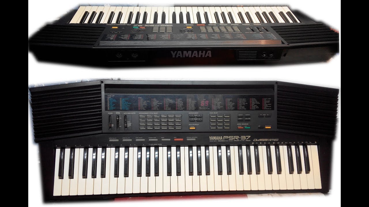YAMAHA PSR 37 - YouTube