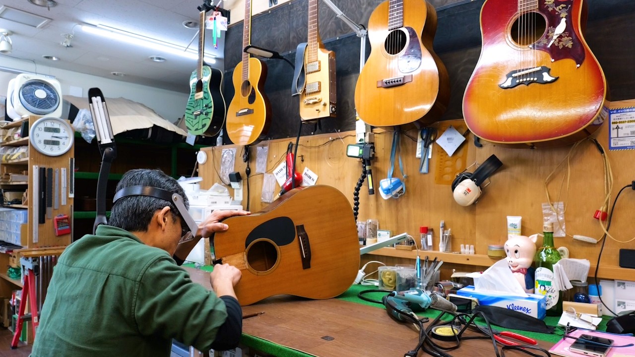 古い アコギ 徹底比較 【CANYON】二本の古い日本製のアコギ