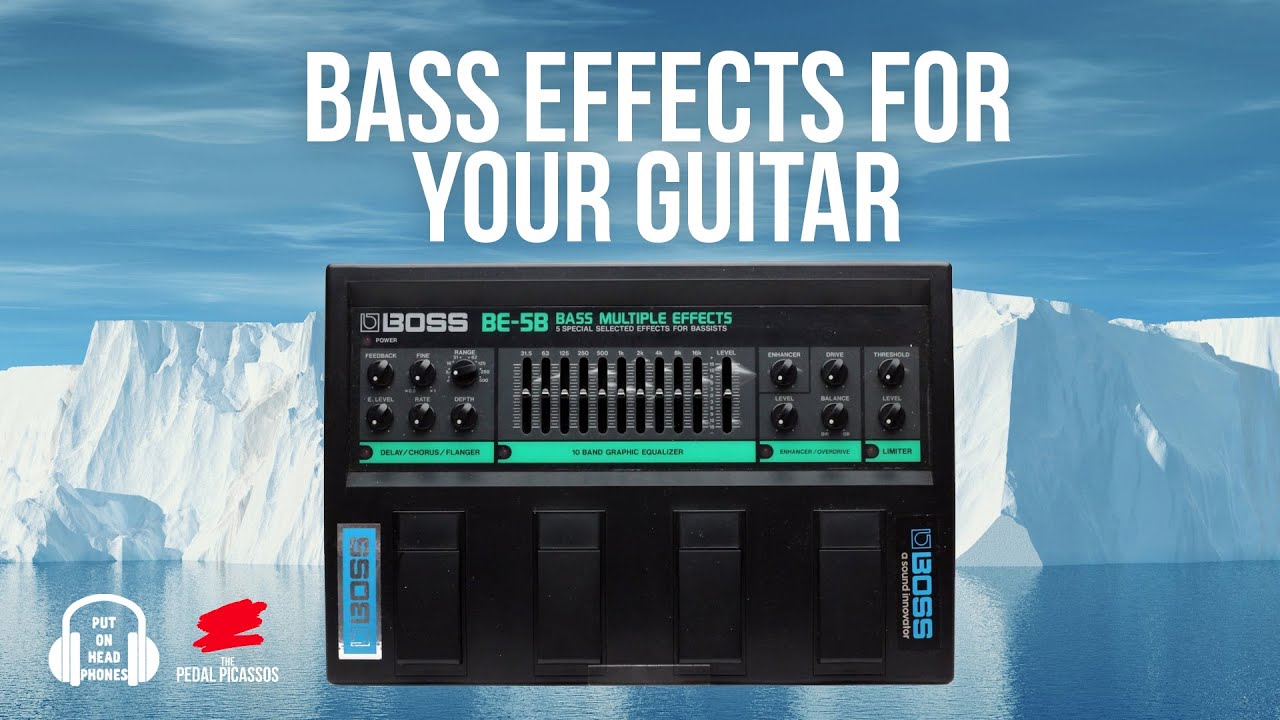 Amazing! Sounds amazing! The world's first bass multi-effector