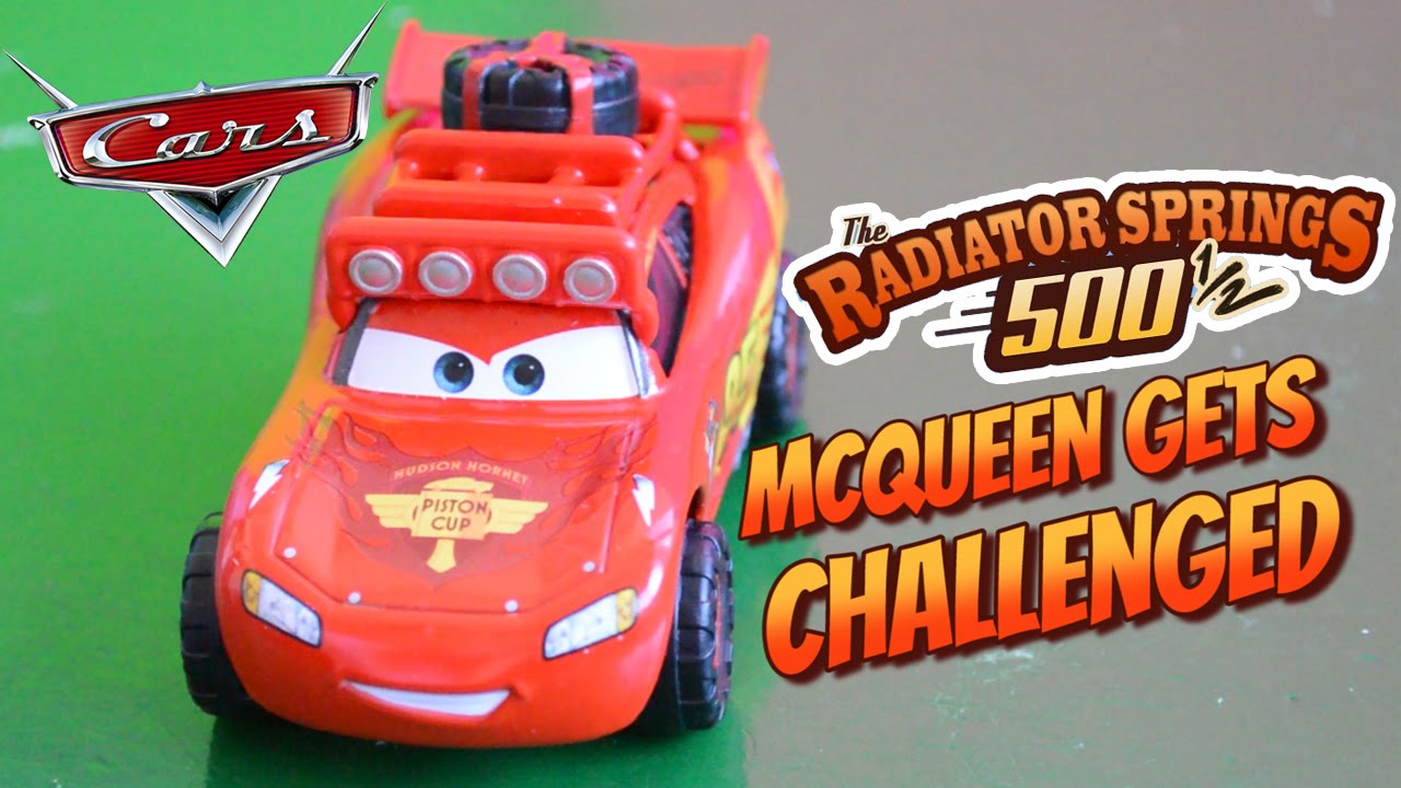 Radiator Springs 500 1/2 - McQueen Gets Challenged + Cars dirt