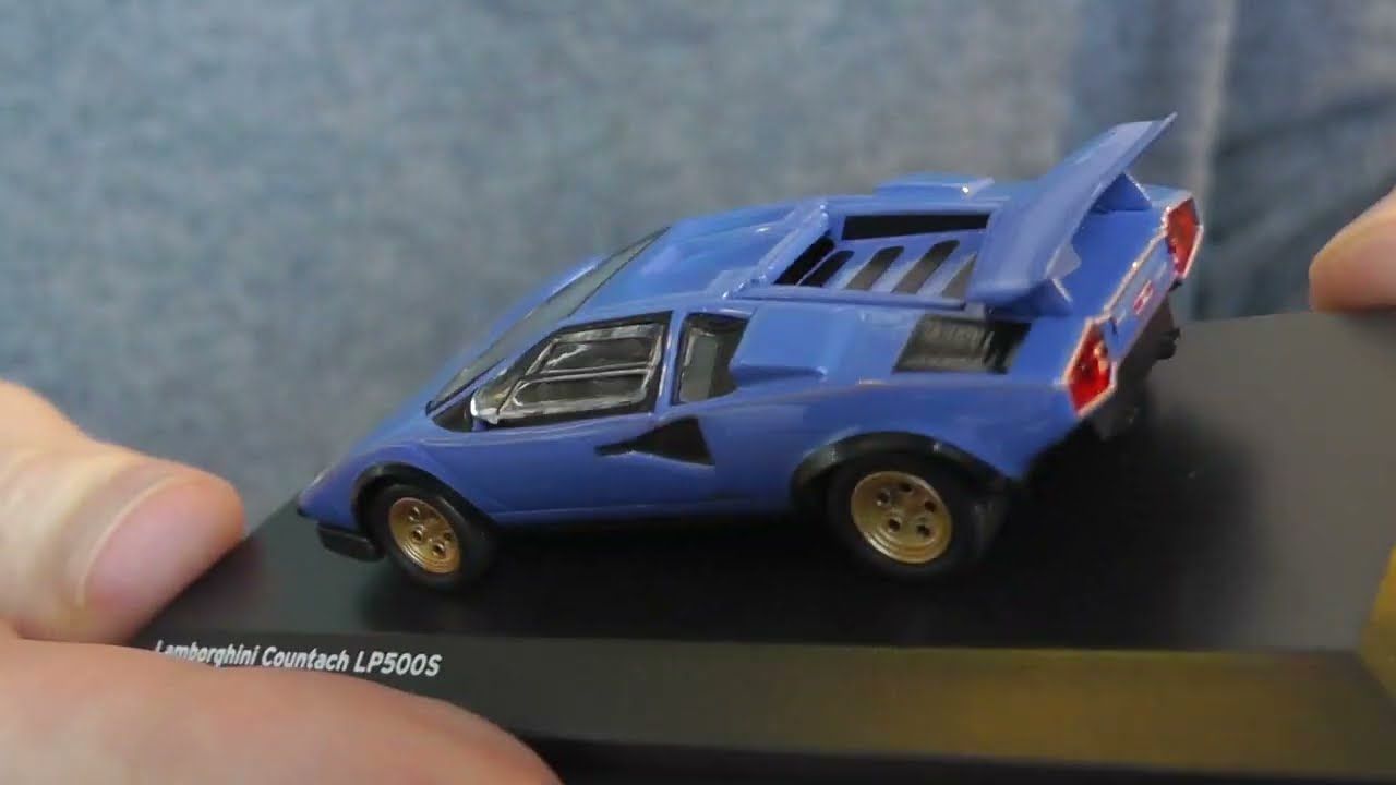 Reviews: Kyosho Lamborghini Countach LP500S Walter Wolf (blue) in
