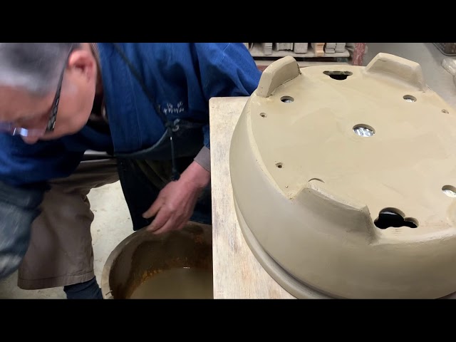 中野行山 盆栽鉢の作り方 Nakanogyozan how to make 
