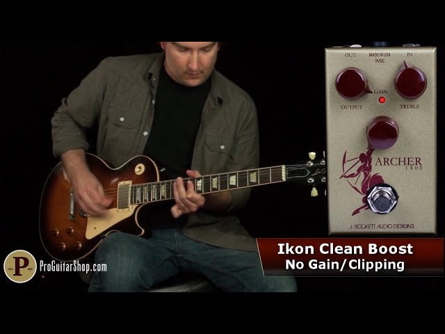 J. Rockett Audio Archer Ikon Pt 2 - Clean Boost - YouTube