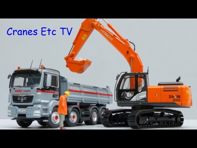 Replicars Hitachi ZAXIS 210 Excavator by Cranes Etc TV - YouTube