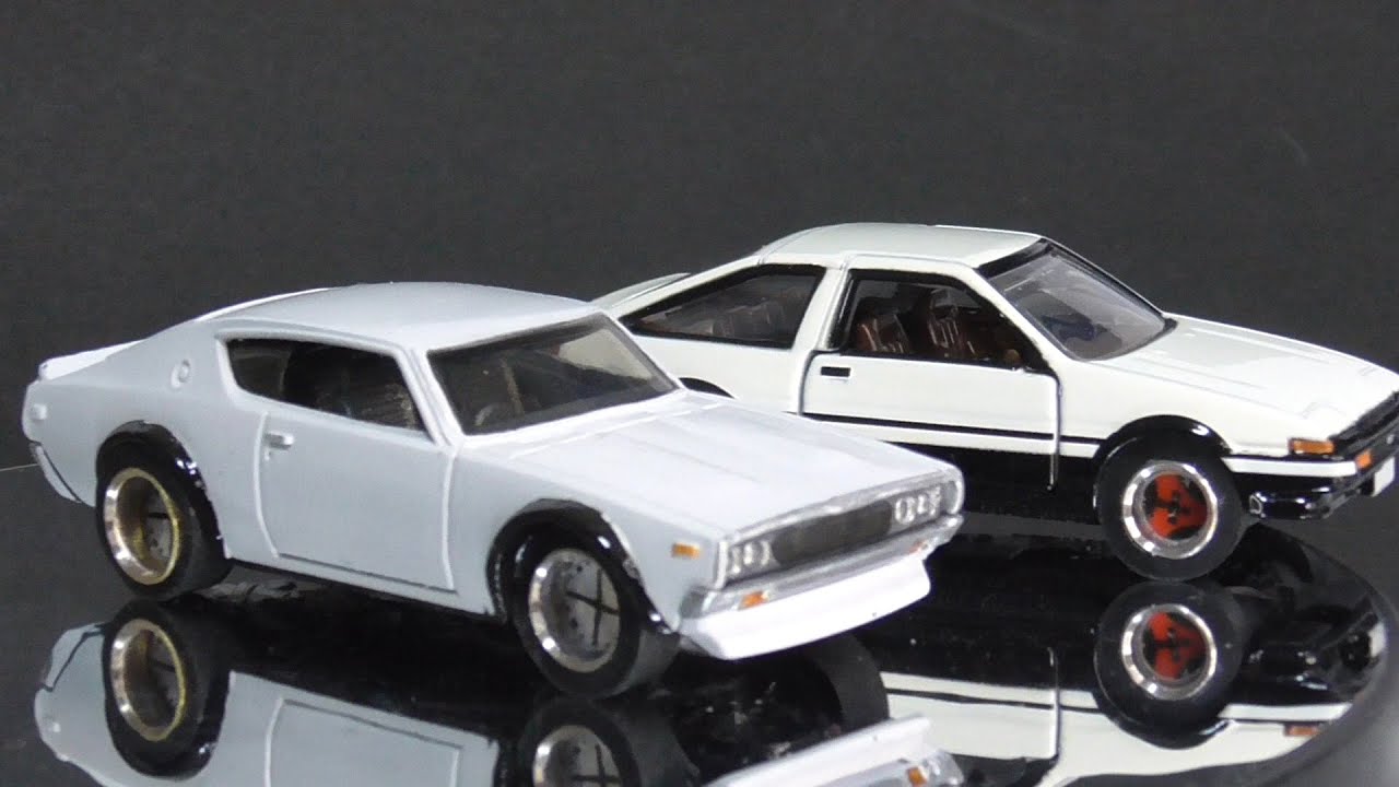 改造トミカリミテッド 86トレノ 改造ホットウィール ケンメリGT-R