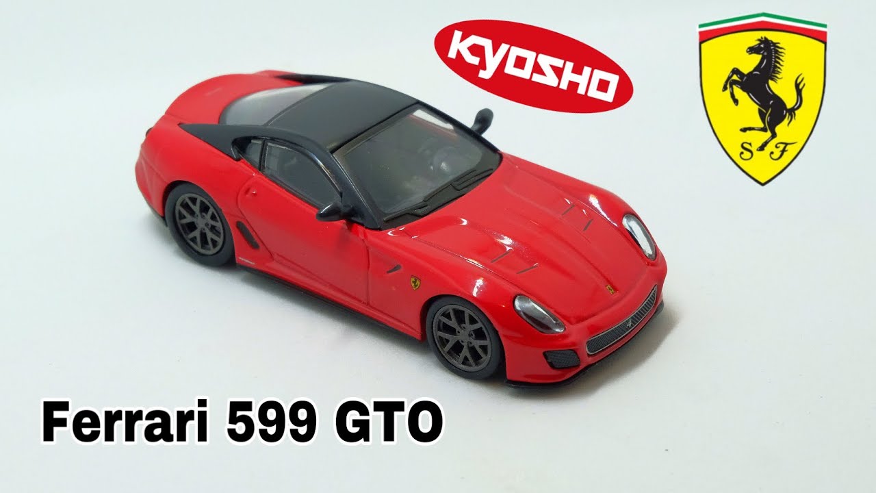Review Kyosho 64 Minicar Ferrari 599 GTO RED - YouTube