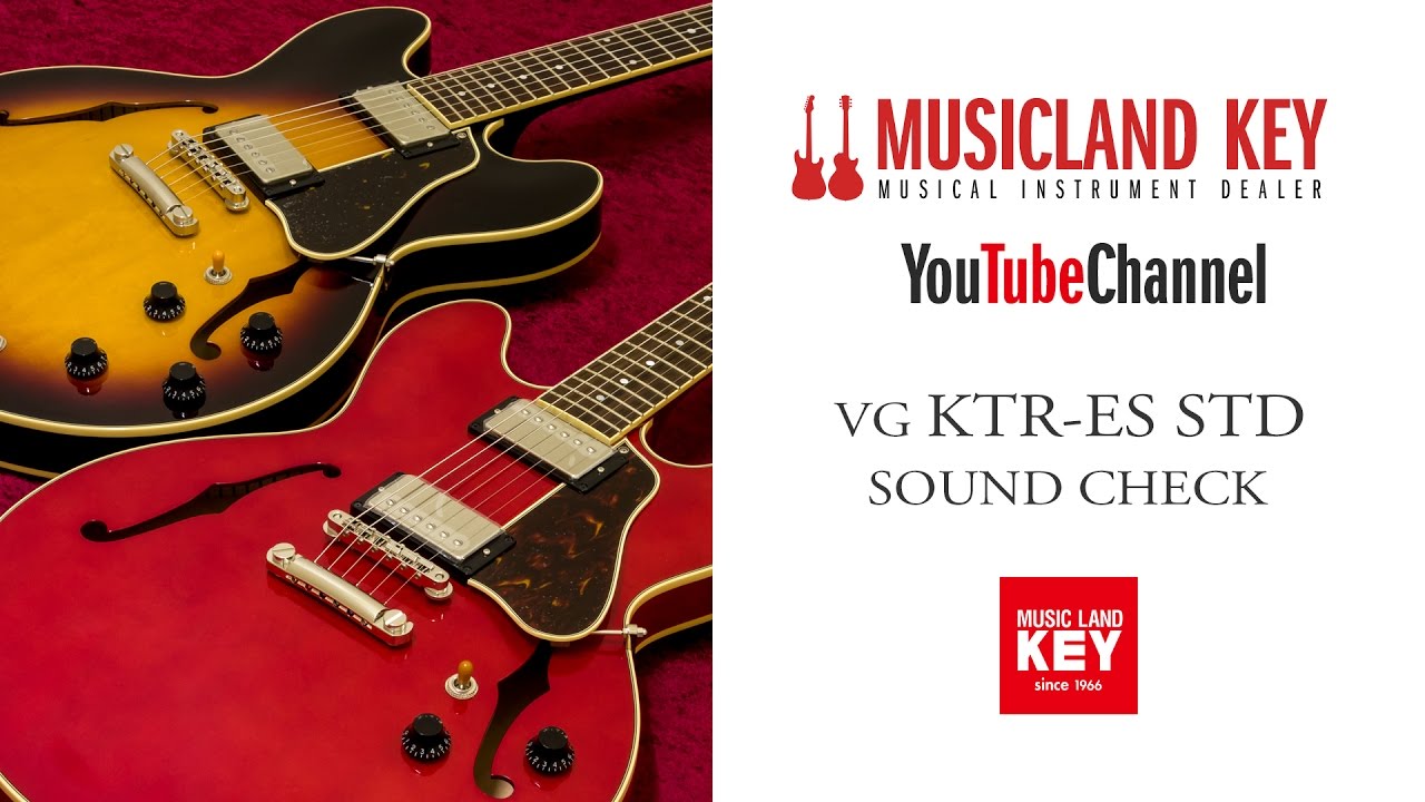 VG KTR-ES CST W/Bigsby BLK ES-355 | DK Factory | Japan Vintage