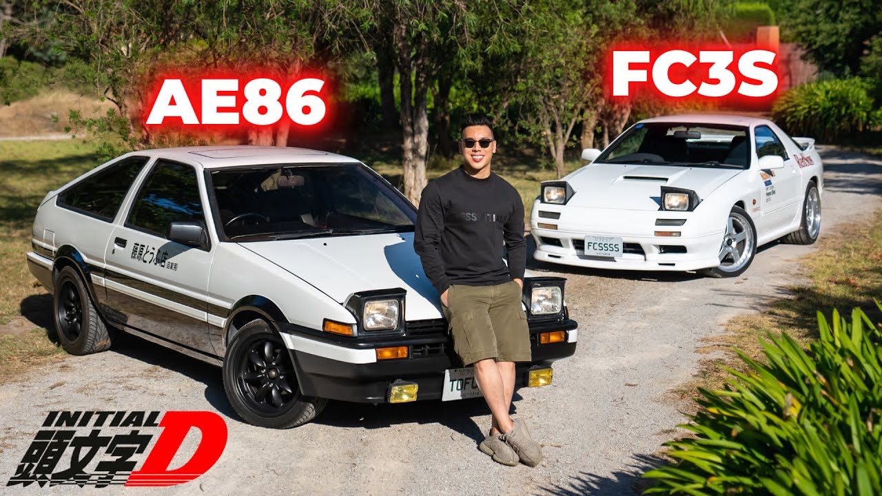 Toyota AE86 20V 4A-GE vs Mazda FC RX7 Turbo 13B: The Initial D