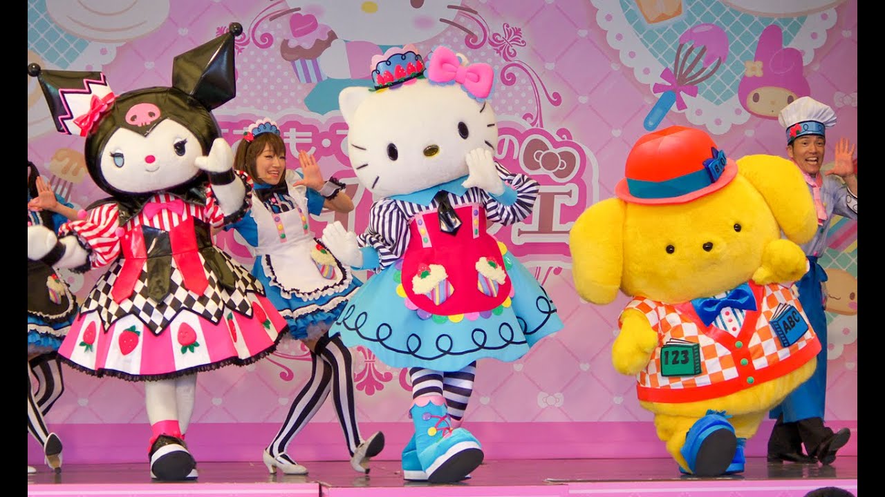 ハーモニーランド おもてなしのキティカフェ アクリルスタンド ポスト