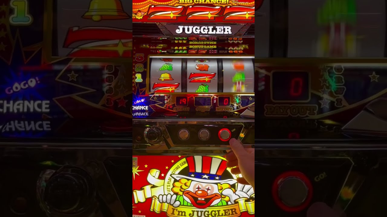GoGo CHANCE BIG BONUS 777 JUGGLER #shorts #slot #pachinko