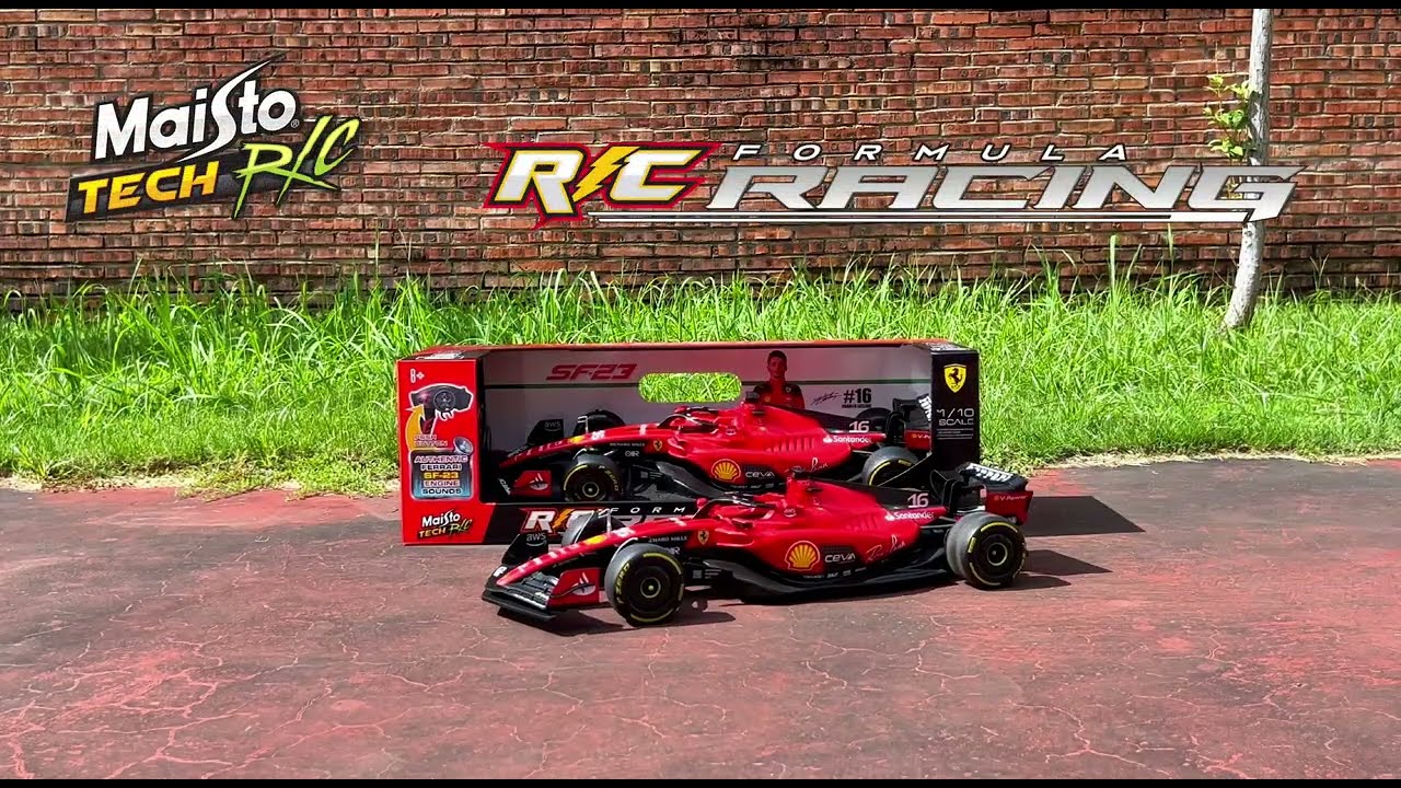 1:10 Scale Maisto Tech R/C Formula Racing Ferrari SF-23 - YouTube