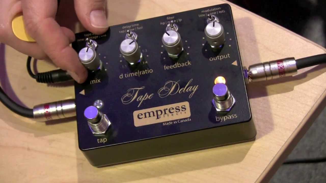 Empress Tape Delay, demo by Pete Thorn - YouTube